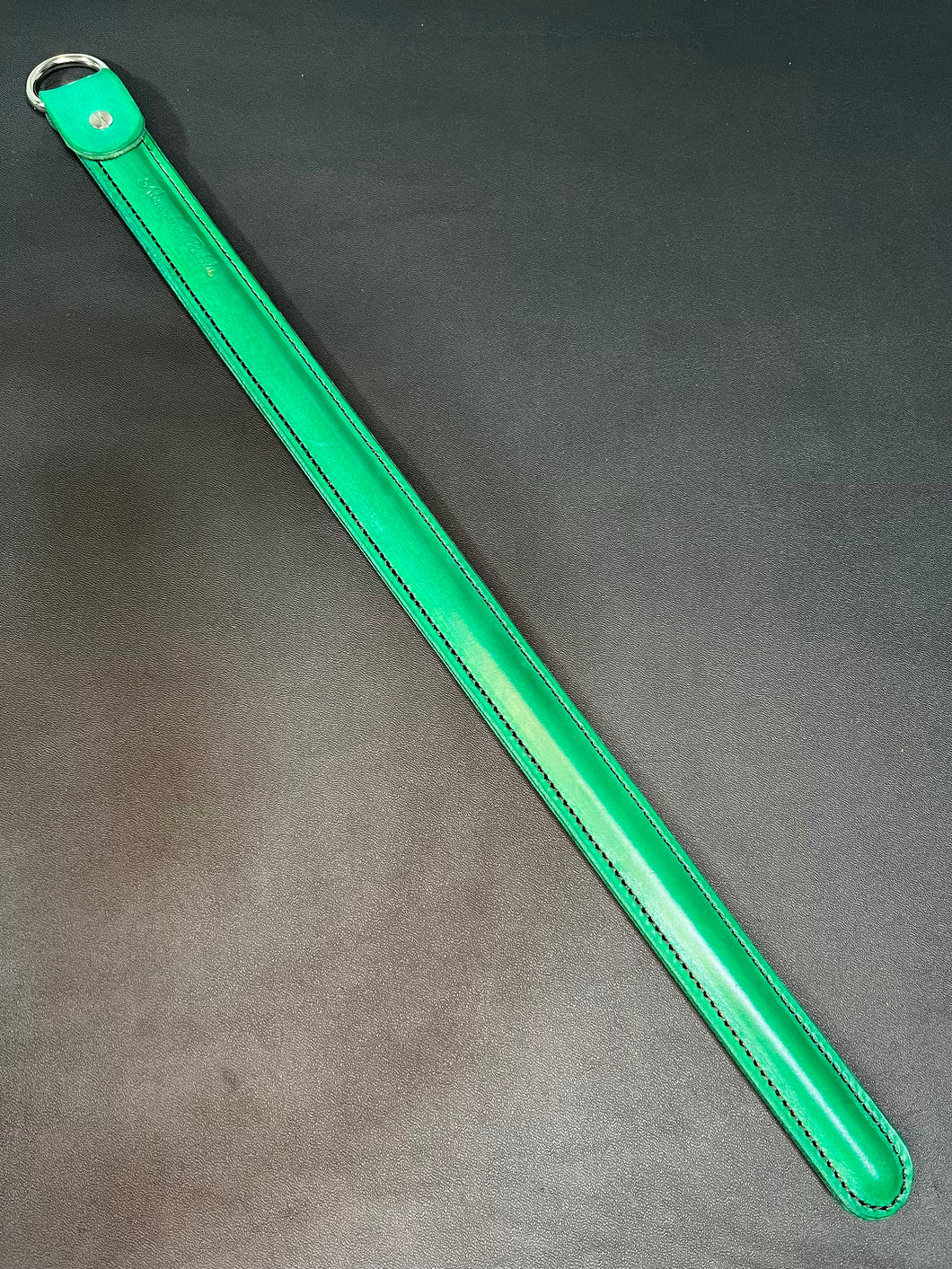 Cane: Leather-Bound, Green