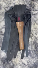 Load and play video in Gallery viewer, Flogger: Black Leather Mop, Hardwood Handle
