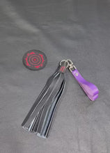 Load and play video in Gallery viewer, Finger Flogger Mini: Black &amp; Purple Leather
