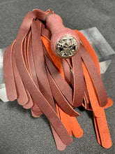 Load image into Gallery viewer, Flogger: Red Oilskin Leather with Purpleheart Handle
