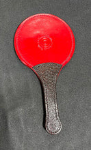 Load image into Gallery viewer, Paddle: Leather Lollipop Style, Red Rivet Heart
